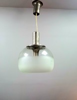 Chromed ceiling lamp