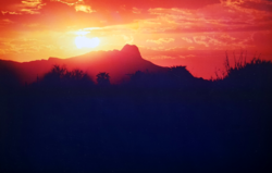 J.R. Jokipii: sunset, 1981 (photo, full size 51.5x41.5 cm)