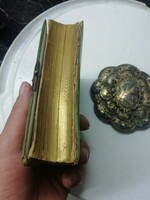 Antik aranyozott ima könyv a képeken látható állapotban van