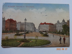 Old postcard: Budapest, Freedom Square, 1918