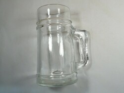 Retro old marked pub glass beer mug - certified holy crown seal - 0.5 l