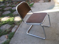 Retro krómozott csővázas szék