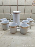 Alföldi porcelán teáskészlet 6 személyes, 7 darabos eladó!