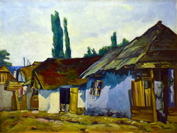 Dezső Miklós (1890 - 1955): NAGYBÁNYA KÖRNYÉKI BÁNYÁSZHÁZAK