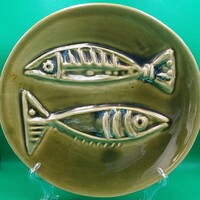Gorka géza Budapest Zsolnay ceramic fish wall decoration