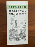 Repüljön MALÉV-val Amszterdamba - Amszterdam várostérkép, turista térkép​