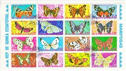 Equatorial Guinea commemorative stamp small sheet 1985