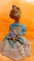 Charming ceramic figurine of Éva Bod
