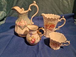 Antique porcelain jugs and glasses...!!
