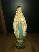 Madonna antique plaster statue 52cm high