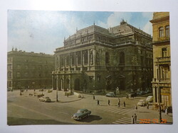Régi képeslap: Budapest, Magyar Állami Operaház, 1962