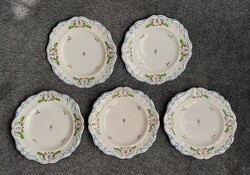 Alt Wien antik bécsi porcelán tányérok 1855-56 biedermeier időszakból