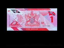 Unc - 1 dollar - trinidad and tobago 2020 - new banknote!