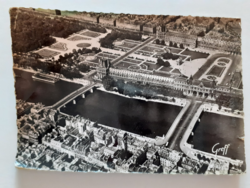 Régi képeslap 1954 Párizs Paris fotó levelezőlap