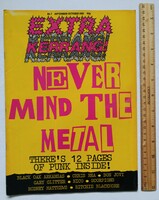 Extra Kerrang magazin #7 1985 Billy Idol Nico Black Oak Gary Glitter Chris Rea Madhatter Deb Bonham