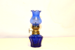 Mini blue kerosene lamp