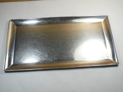 Retro régi Rozsdamentes acél INOX saválló fém mérleg tálca - 1980-as évekből