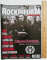 Rockinform magazin #164 2009 Dream Theater Ákos Marilyn Manson Stratovarius Primal Fear Péterfy Bori