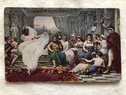 Antik romantikus képeslap - 1924                         -2.