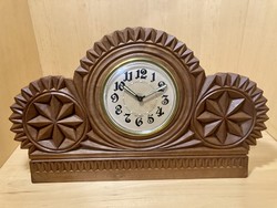 Antique Hungarian carved clock