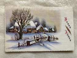Antik, régi Karácsonyi képeslap                          -2.