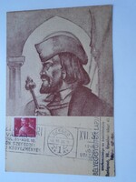 D192254 commemorative sheet György Dozsa - Szeged industrial fair stamp 1948