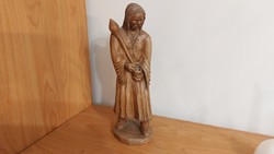 (K) ceramic statue with hj mark (shallow?) 25 cm high