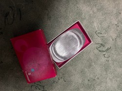 Vintage Wmf üvegbetétes kicsi kínáló vajtartó?