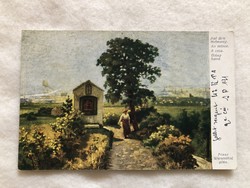 Antik Franz Wiesenthal  képeslap   - 1921                       -2.