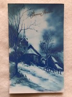 Antik, régi Karácsonyi  képeslap                   -2.