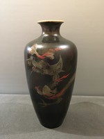 A meticulously crafted oriental vase! 25X12 cm!