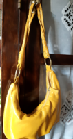 Sárga kicsi női táska gyöngyökkel