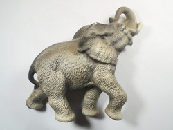 Old ceramic table decoration - lifelike elephant