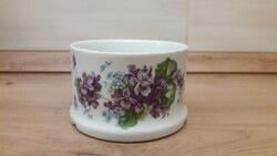 Violet tea cup diameter 8.5 cm, height 5.5 cm