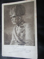 1916 HABSBURG FERENC JÓZSEF CSÁSZÁR MAGYAR KIRÁLY EREDETI ÉS KORABELI  FOTÓ - LAP FÉNYKÉP