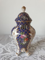 Gyönyörű, sevres-i jelzésű potpouri / fedeles váza porcelán