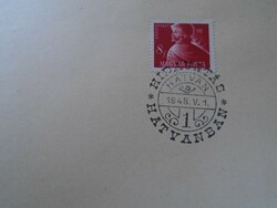 D192527  Alkalmi bélyegzés -  Hídavatás Hatvanban - Hatvan 1948