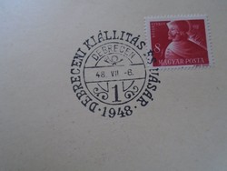 D192520 occasional stamp - Debrecen - Debrecen exhibition and fair 1948