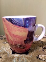 Bögre csésze teás porcelán Jacobs Van Gogh Éjjeli kávéház új