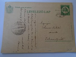 D192538 postcard - 1929 Budapest - Zalaszentgrót - Miklós Baum
