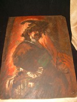 Rembrandt oil painting rarity 46 x 34 cm
