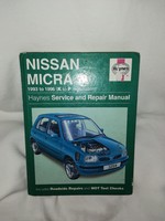 Nissan Micra 1993-1996 szerelési könyv