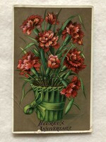 Antik litho képeslap -1909                                        -2.