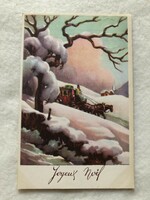 Antik, régi Karácsonyi képeslap                                         -2.