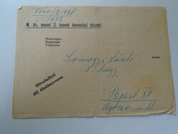 D192580  M.kir. monori 2. honvéd bevonulási központ - Monor - Somogyi László  1943