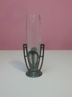 Szecessziós mini váza, ibolyaváza
