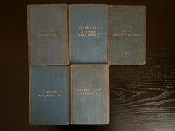 5 kötet a Filléres Klasszikus Regények sorozatból (1932-1935) Est Lapkiadó / Pesti Napló