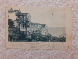Régi képeslap 1901 Moschenizze Mošćenice Abbazia fotó levelezőlap