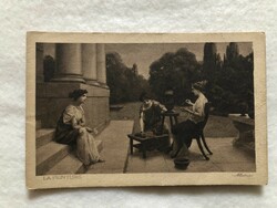 Antik, régi képeslap - 1921               -2.