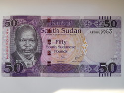 Dél - Szudán 50 font 2017 UNC
